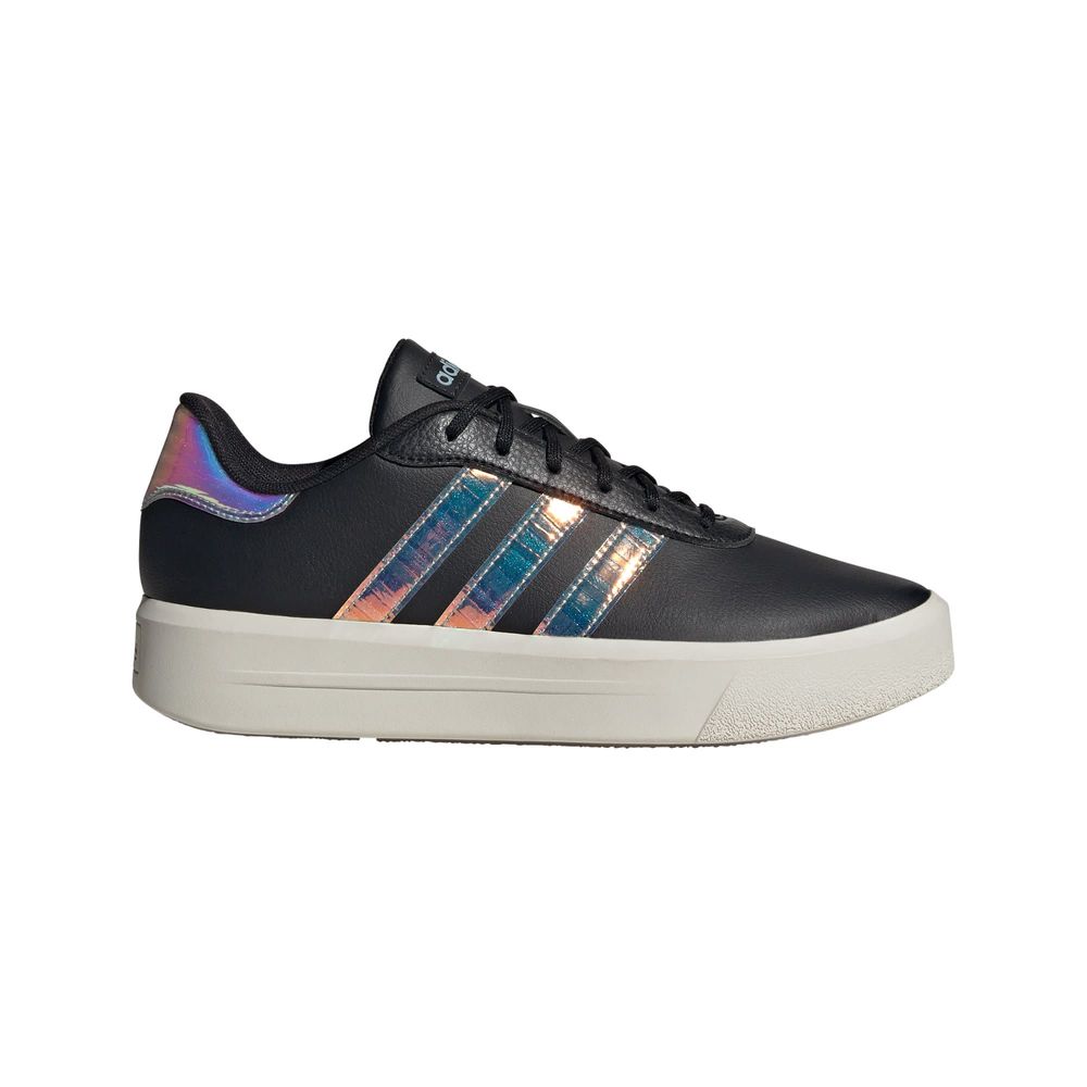 Foto 1 | Tenis Adidas Court Plataforma Negro Mujer