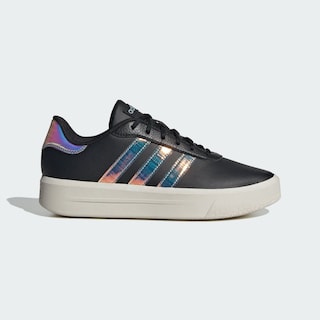 Foto 2 | Tenis Adidas Court Plataforma Negro Mujer