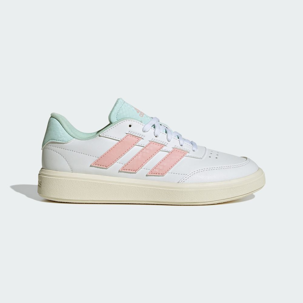 Foto 3 pulgar | Tenis Courtblock Adidas Blancos para Mujer