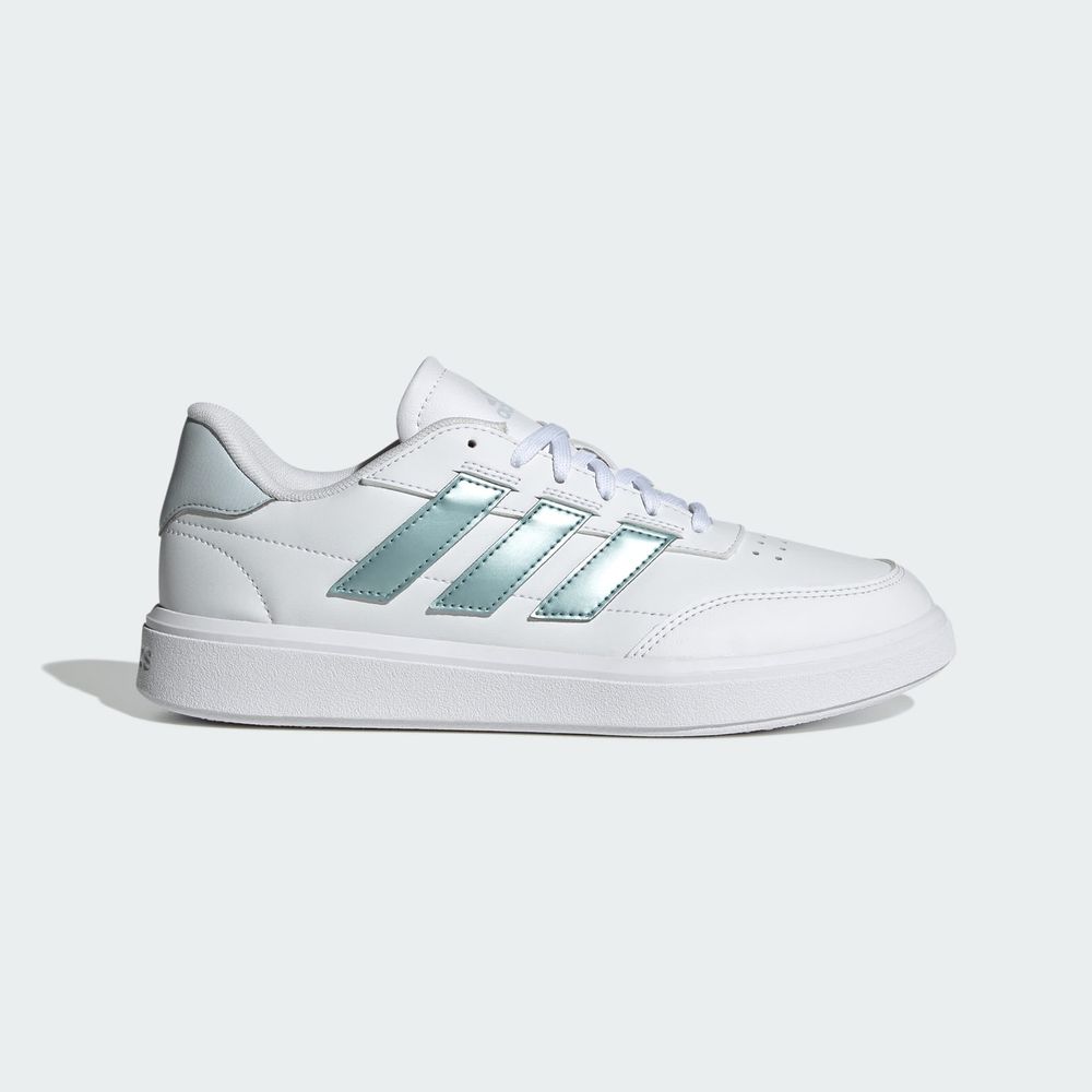 Foto 3 pulgar | Tenis Courtblock Adidas Blancos para Mujer