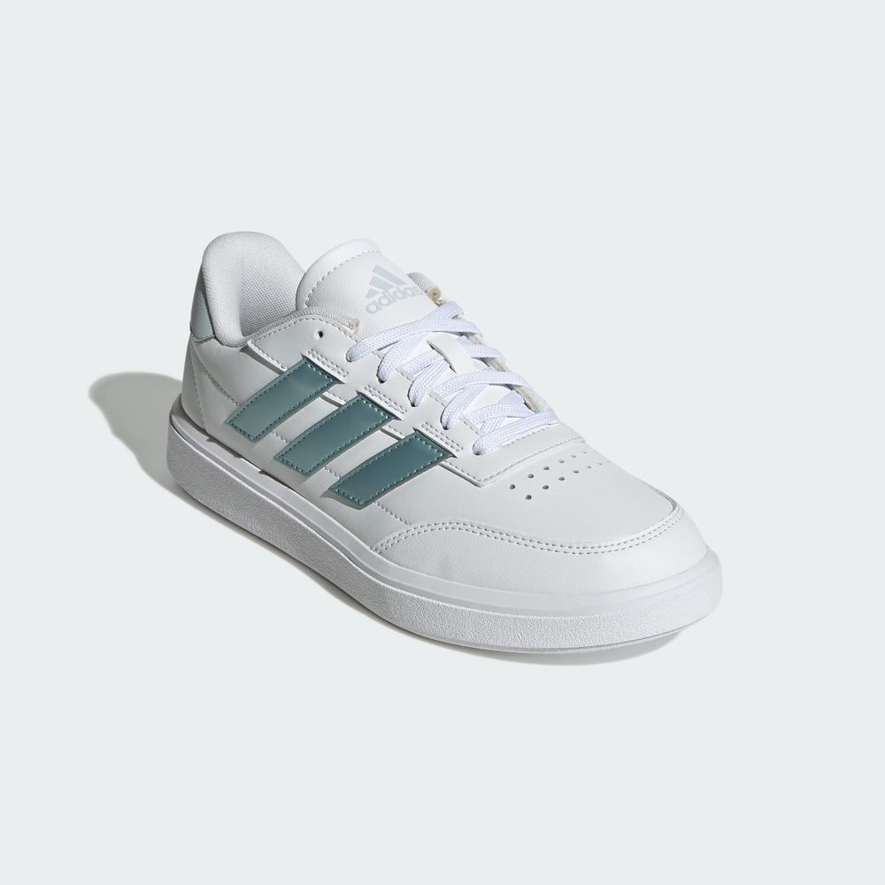 Foto 7 pulgar | Tenis Courtblock Adidas Blancos para Mujer