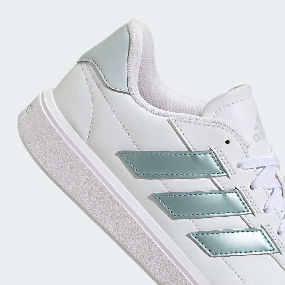 Foto 9 pulgar | Tenis Courtblock Adidas Blancos para Mujer