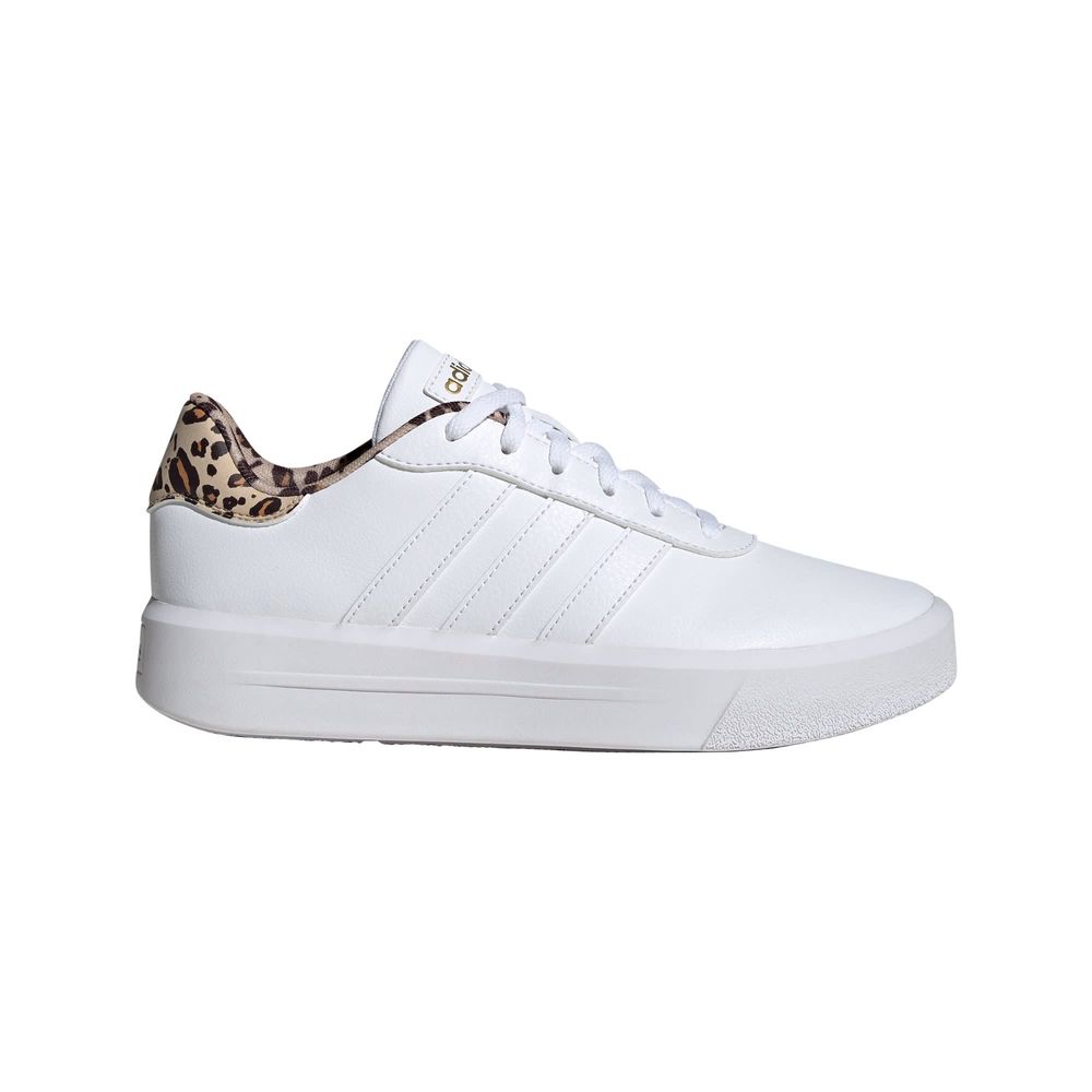 Foto 1 | Tenis Adidas Court Plataforma Adidas Blanco para Mujer