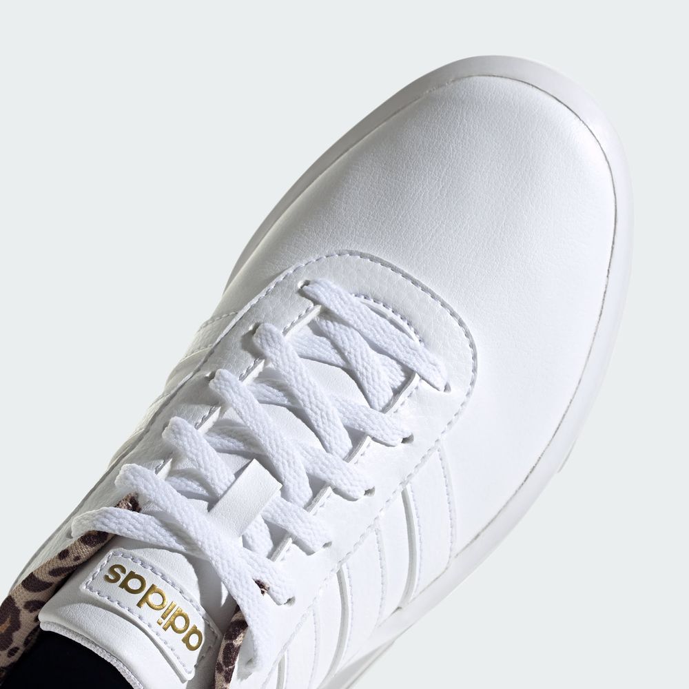 Foto 8 | Tenis Adidas Court Plataforma Adidas Blanco para Mujer