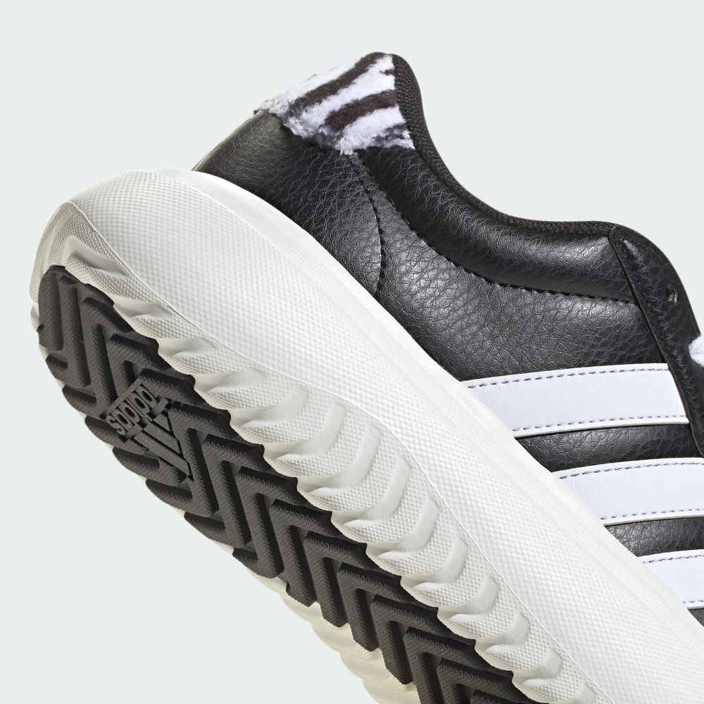 Foto 9 pulgar | Tenis Adidas Grand Court Platforma Adidas Negro Mujer