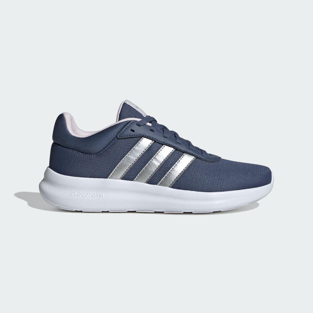 Foto 2 | Tenis Lite Racer 4.0 Adidas Azul Mujer