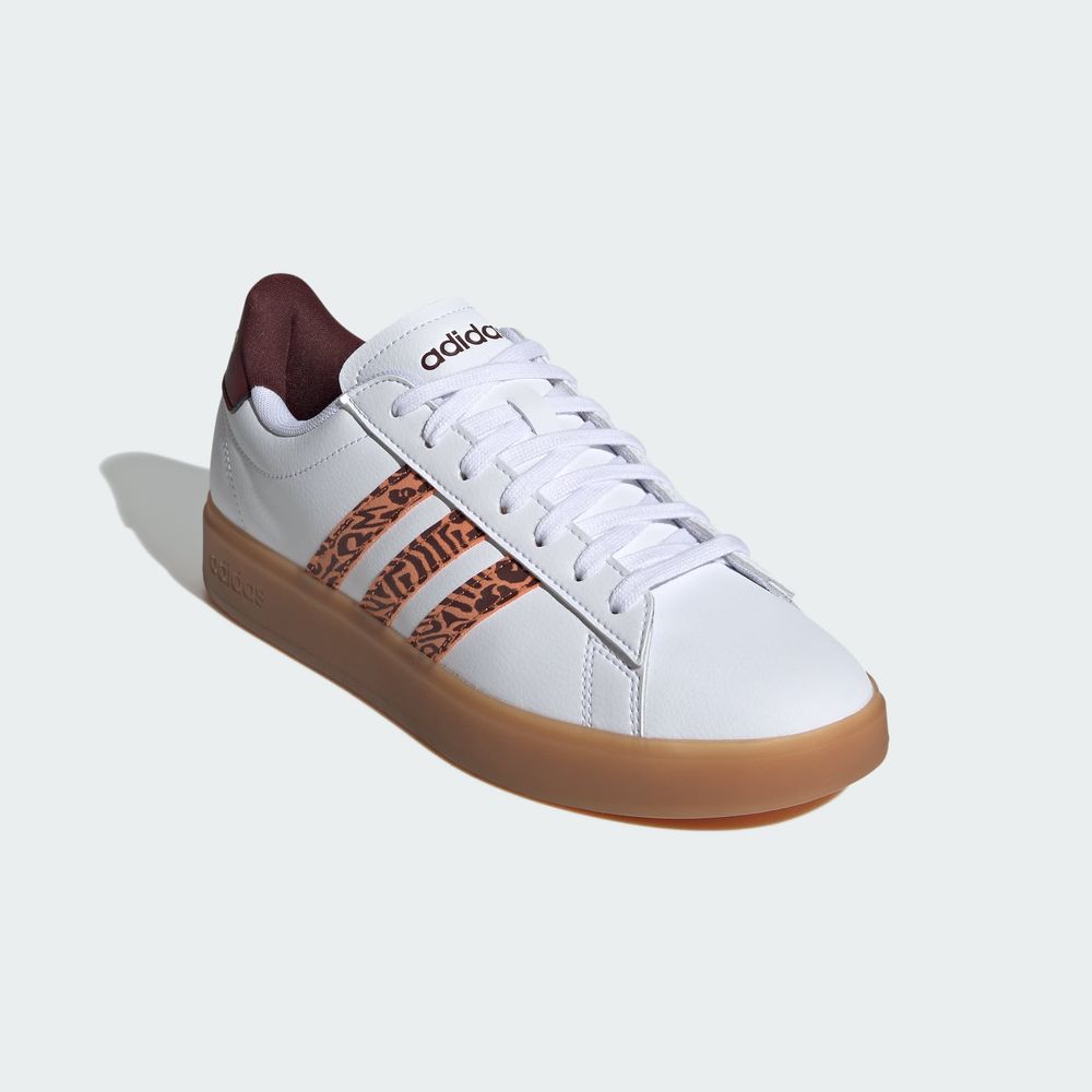 Foto 8 pulgar | Tenis Adidas Grand Court 2.0 Blancos para Mujer