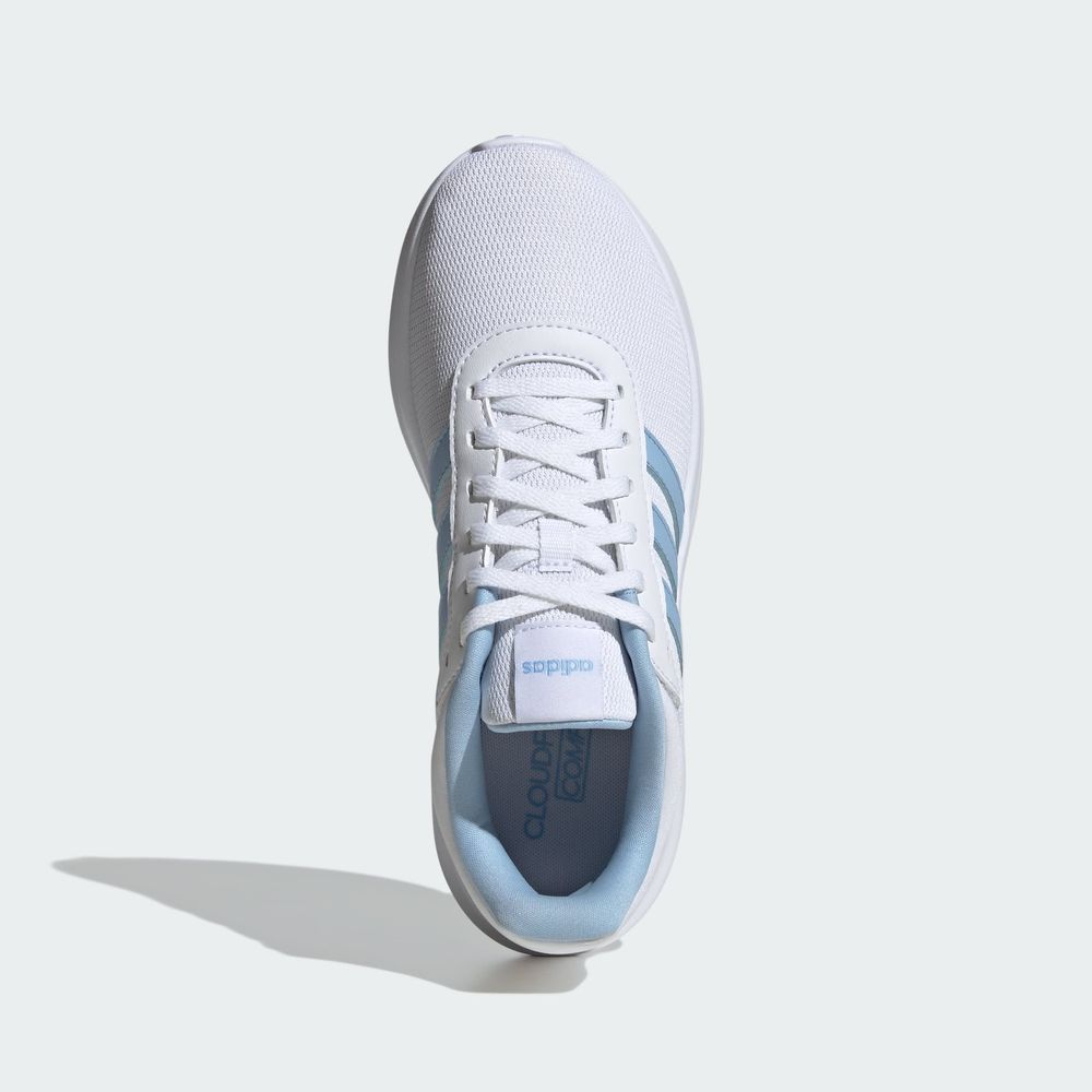 Foto 5 pulgar | Tenis Lite Racer 4.0 Adidas Blanco Mujer