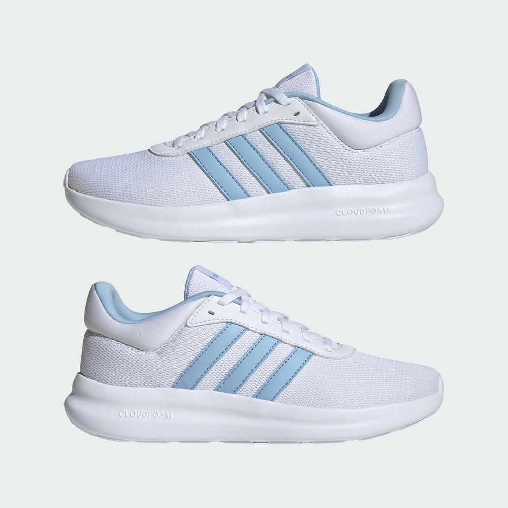 Foto 9 pulgar | Tenis Lite Racer 4.0 Adidas Blanco Mujer