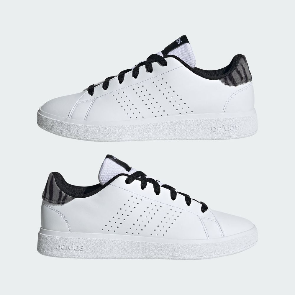 Foto 8 | Tenis Adidas Advantage Base 2.0 Blancos para Mujer