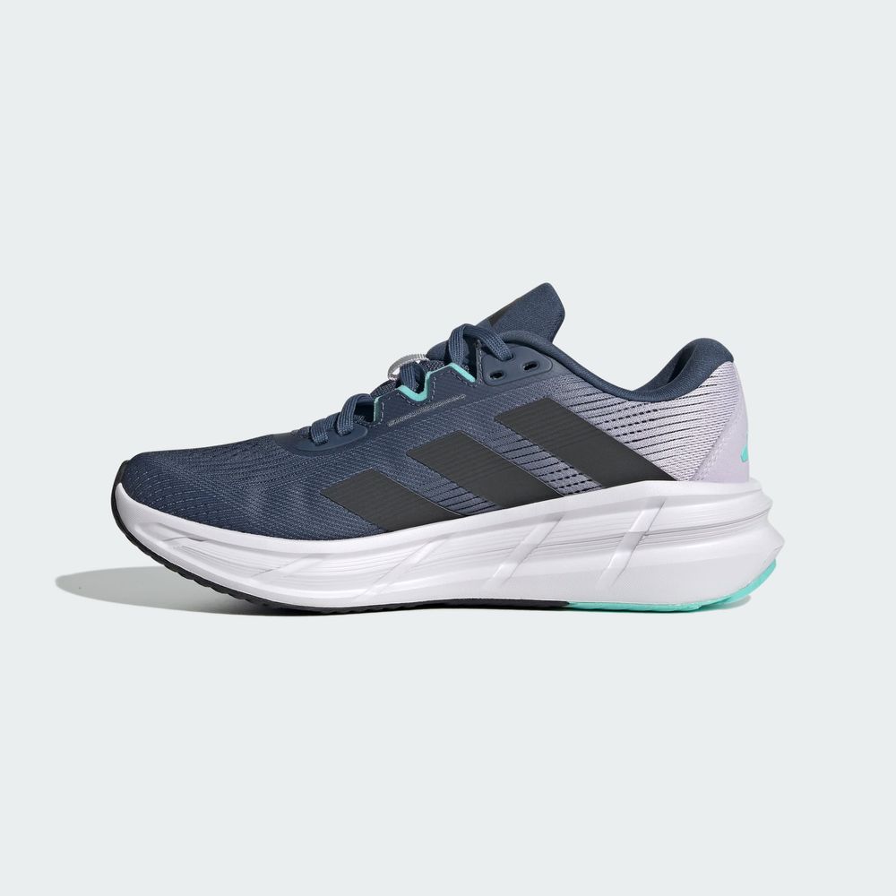 Foto 4 pulgar | Tenis de Running Questar 3 Adidas Azules para Mujer