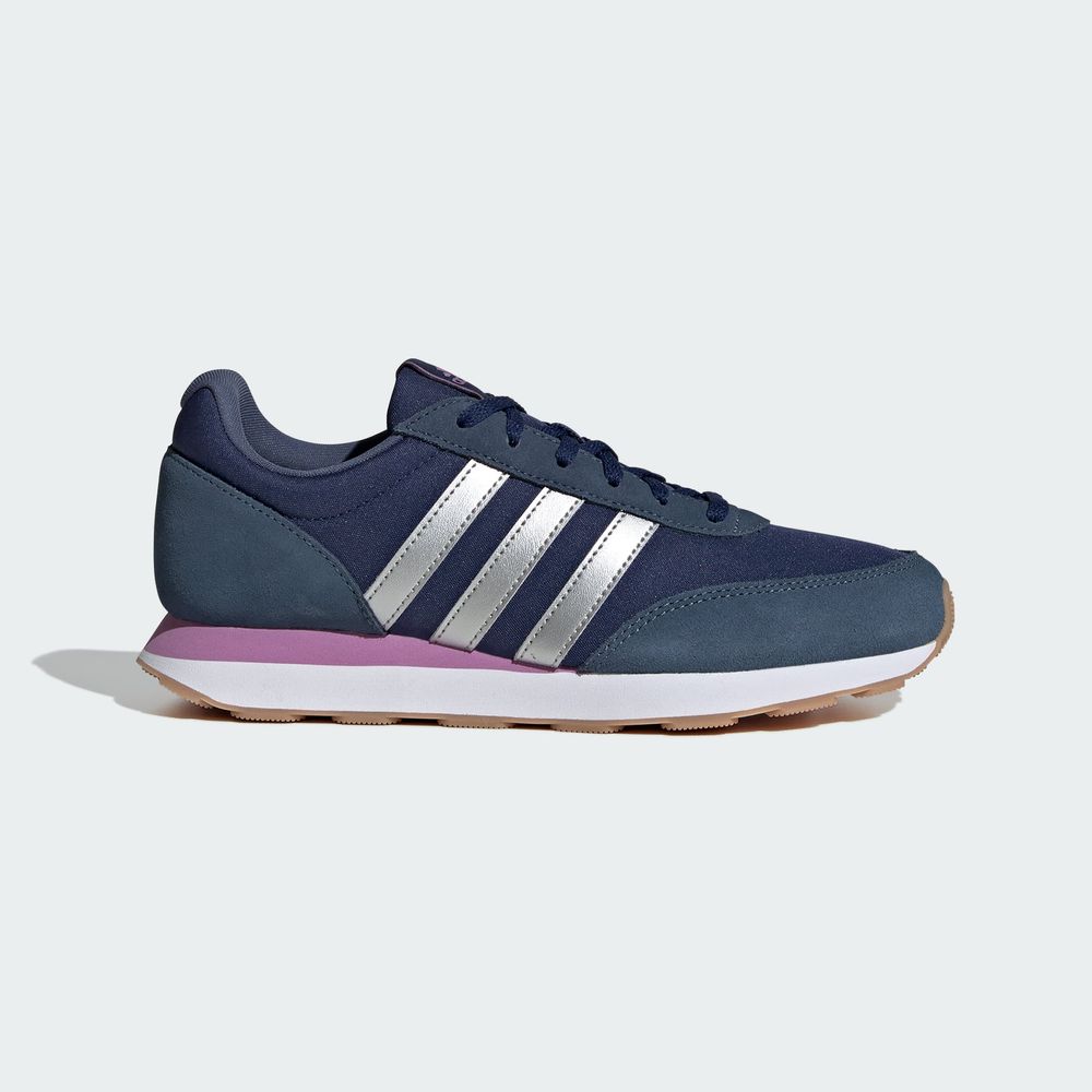 Foto 2 | Tenis Adidas  Run 60s 3.0 Azul para Mujer