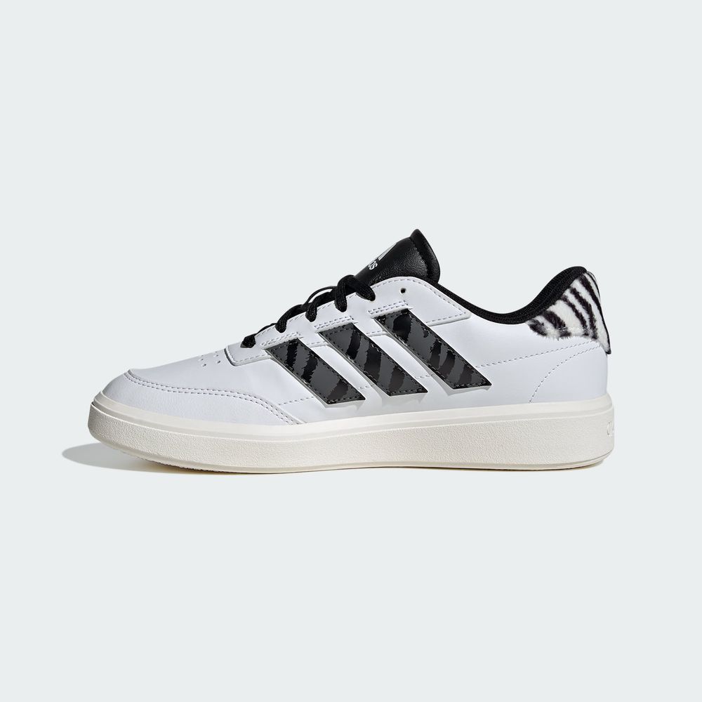 Foto 4 pulgar | Tenis Courtblock Adidas Blancos para Mujer