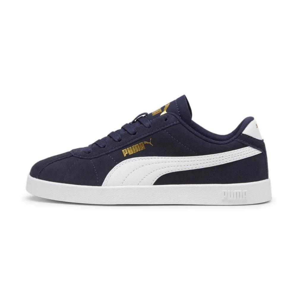 Tenis Puma Club Ii Jr Unisex Azul Marino