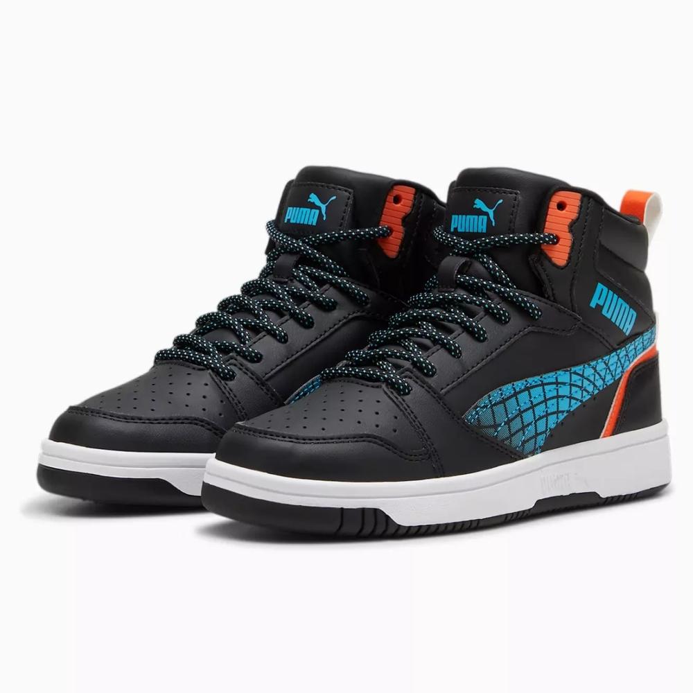 Foto 3 | Tenis Puma Rebound V6 Mid Techie Bud Unisex 397945-02 Negro