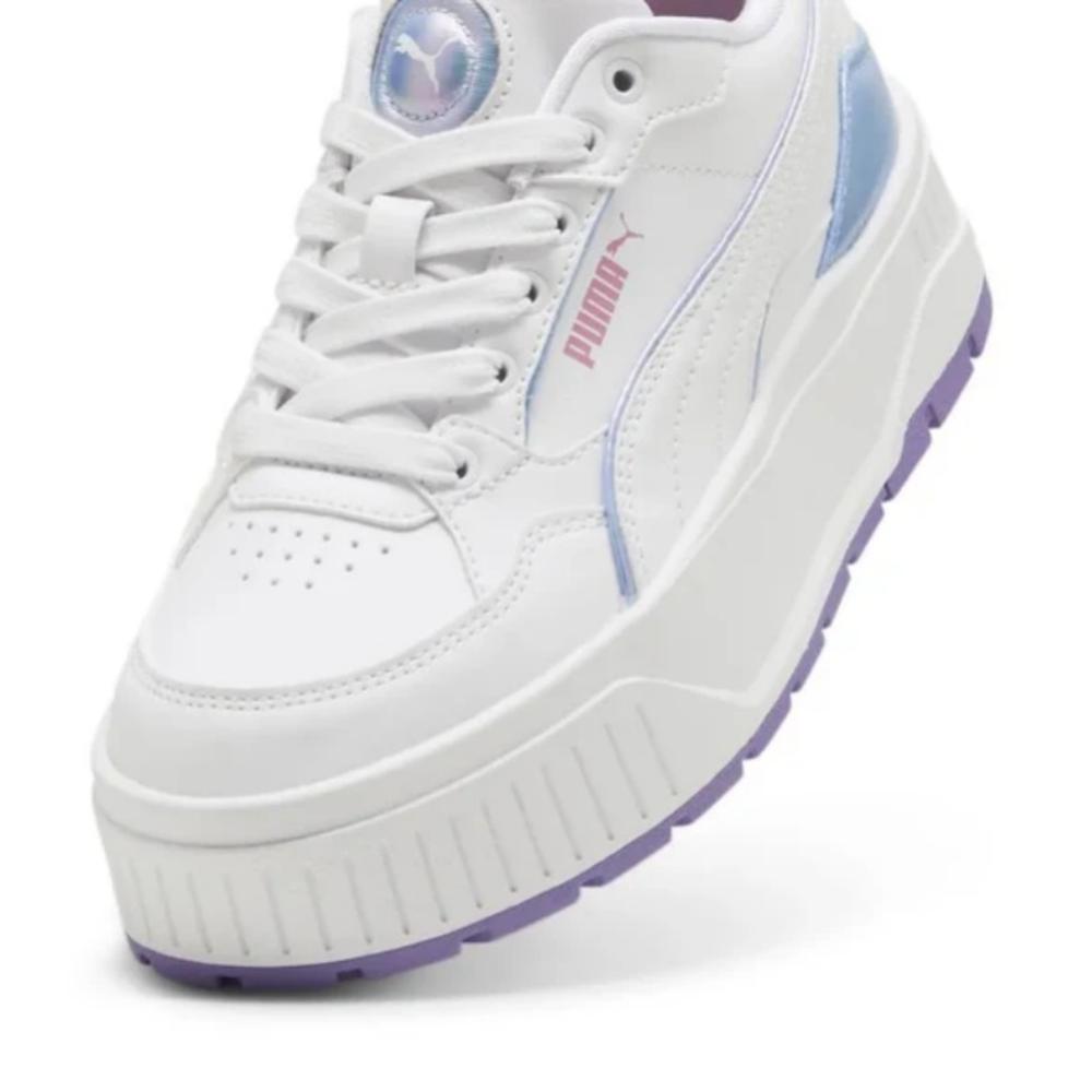 Foto 5 pulgar | Tenis Puma Karmen Ii Idol Bouncy Sky Blanco para Mujer