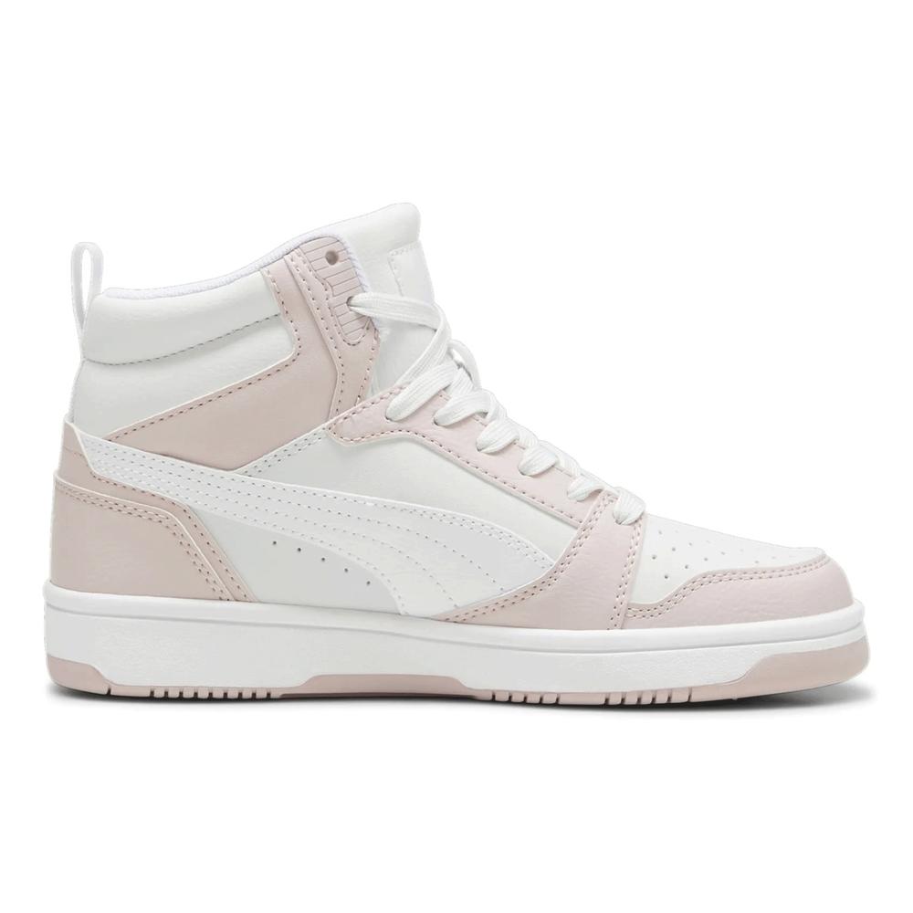 Foto 2 | Tenis Puma Rebound V6 Mid Jr Blanco para Mujer