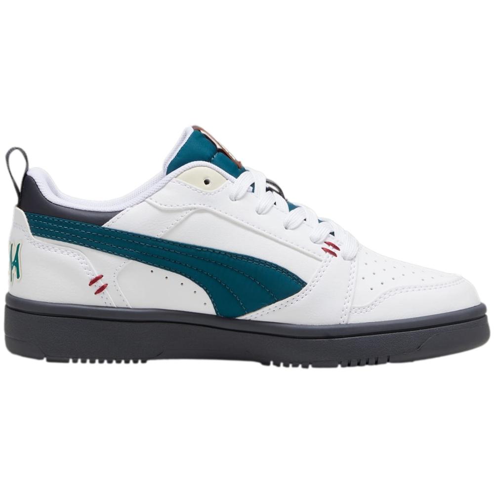 Foto 3 pulgar | Tenis Puma Rebound V6 Lo Mid 90s Jr Blanco Unisex