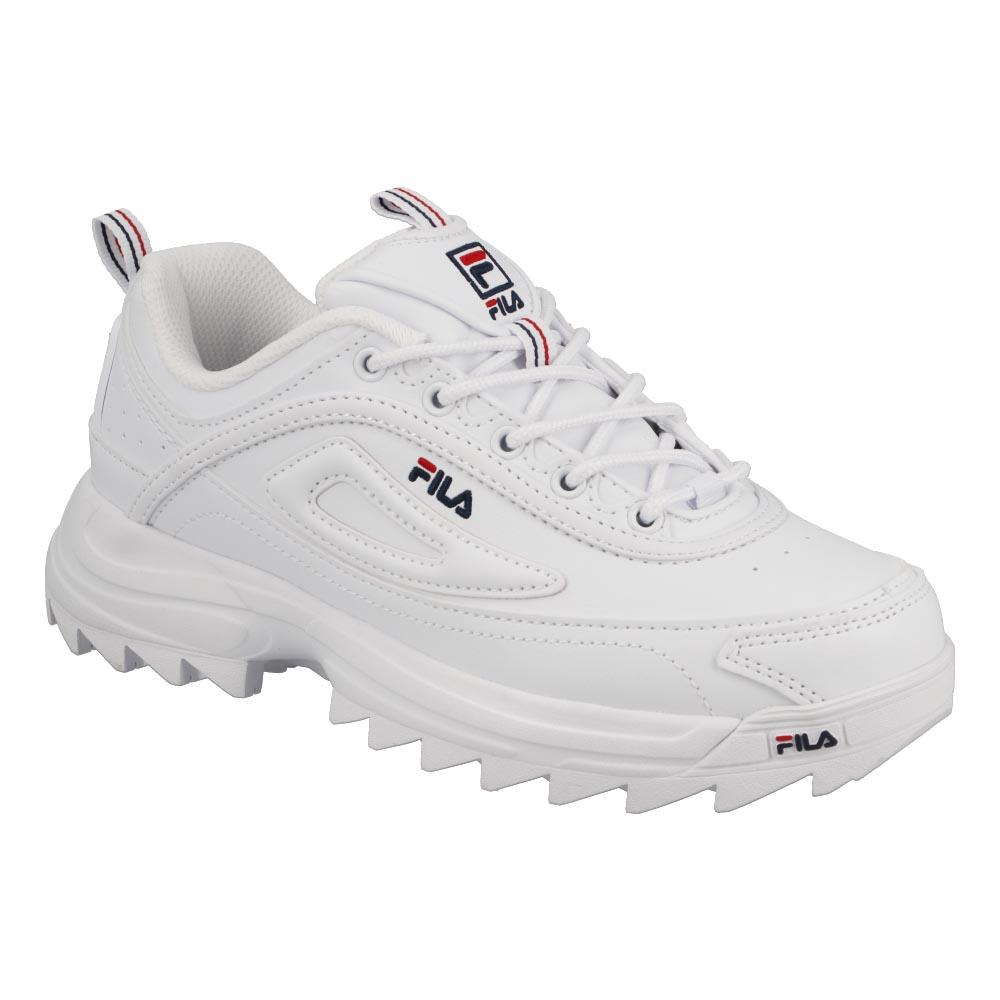 Foto 2 pulgar | Tenis Fila Mujer Originales Chunky Urbanos Cómodos Disruptor Blanco