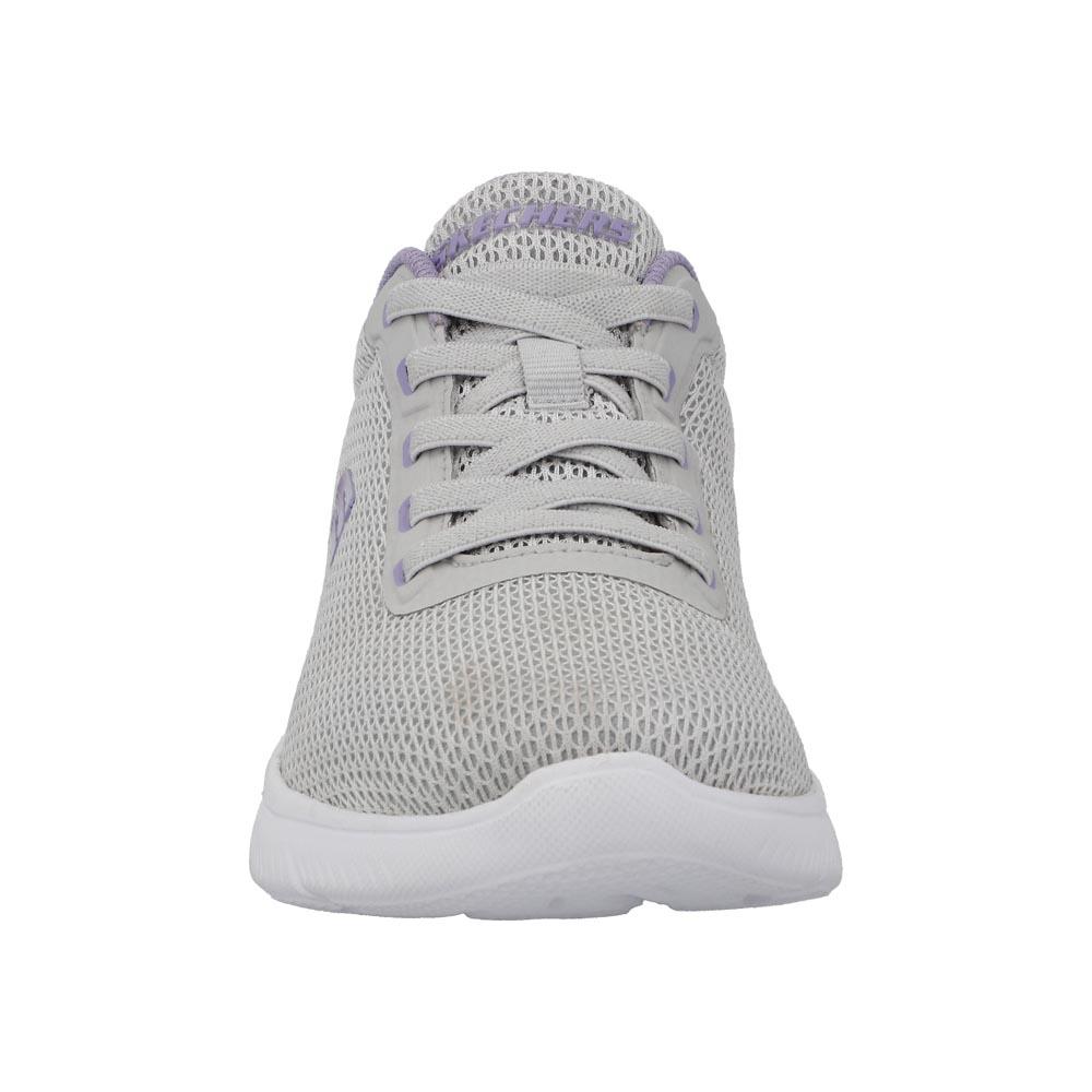 Foto 5 pulgar | Tenis Skechers Mujer Deportivos Ligeros Gris