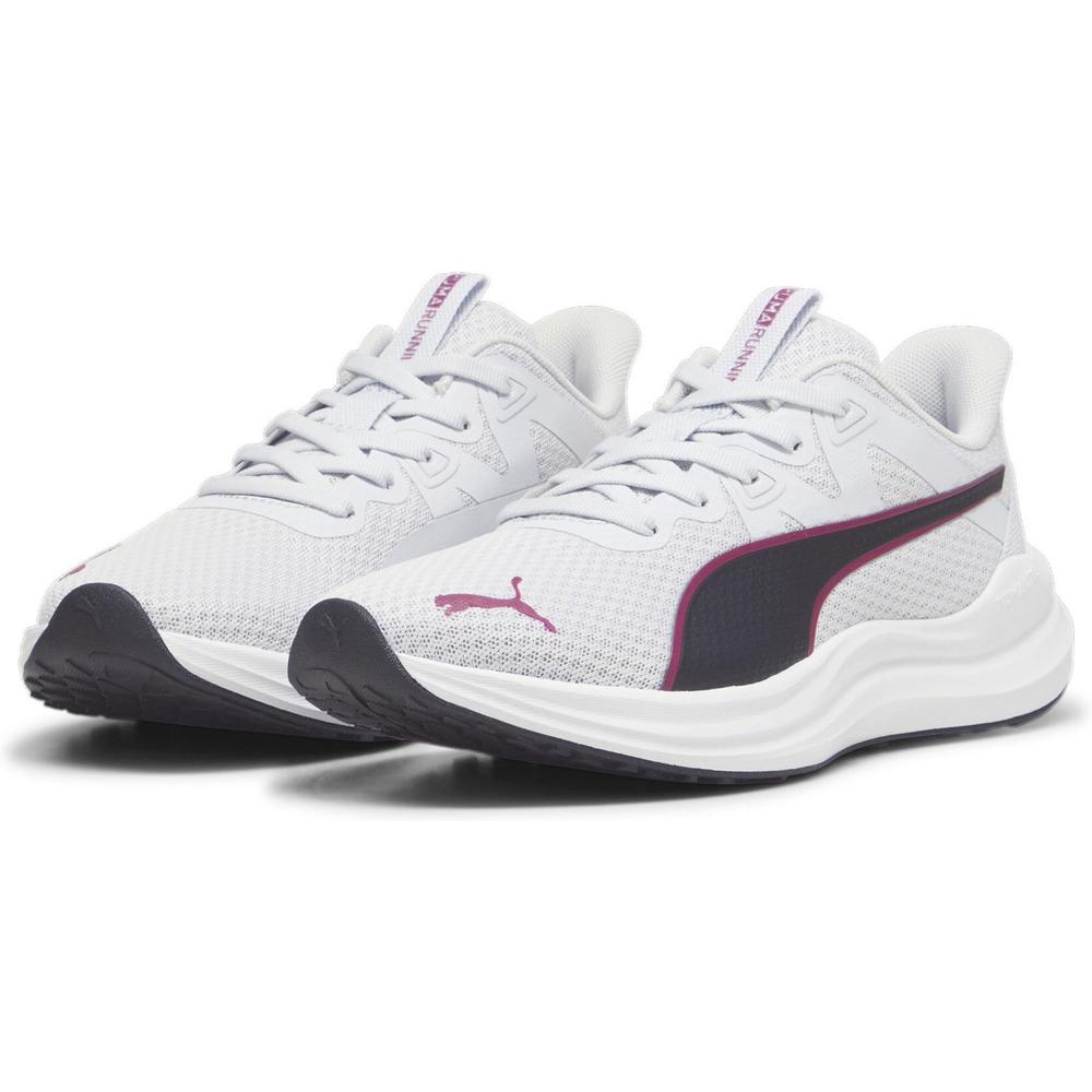 Foto 4 pulgar | Tenis Puma Reflect Lite Jr 379124-10 Grises para Mujer