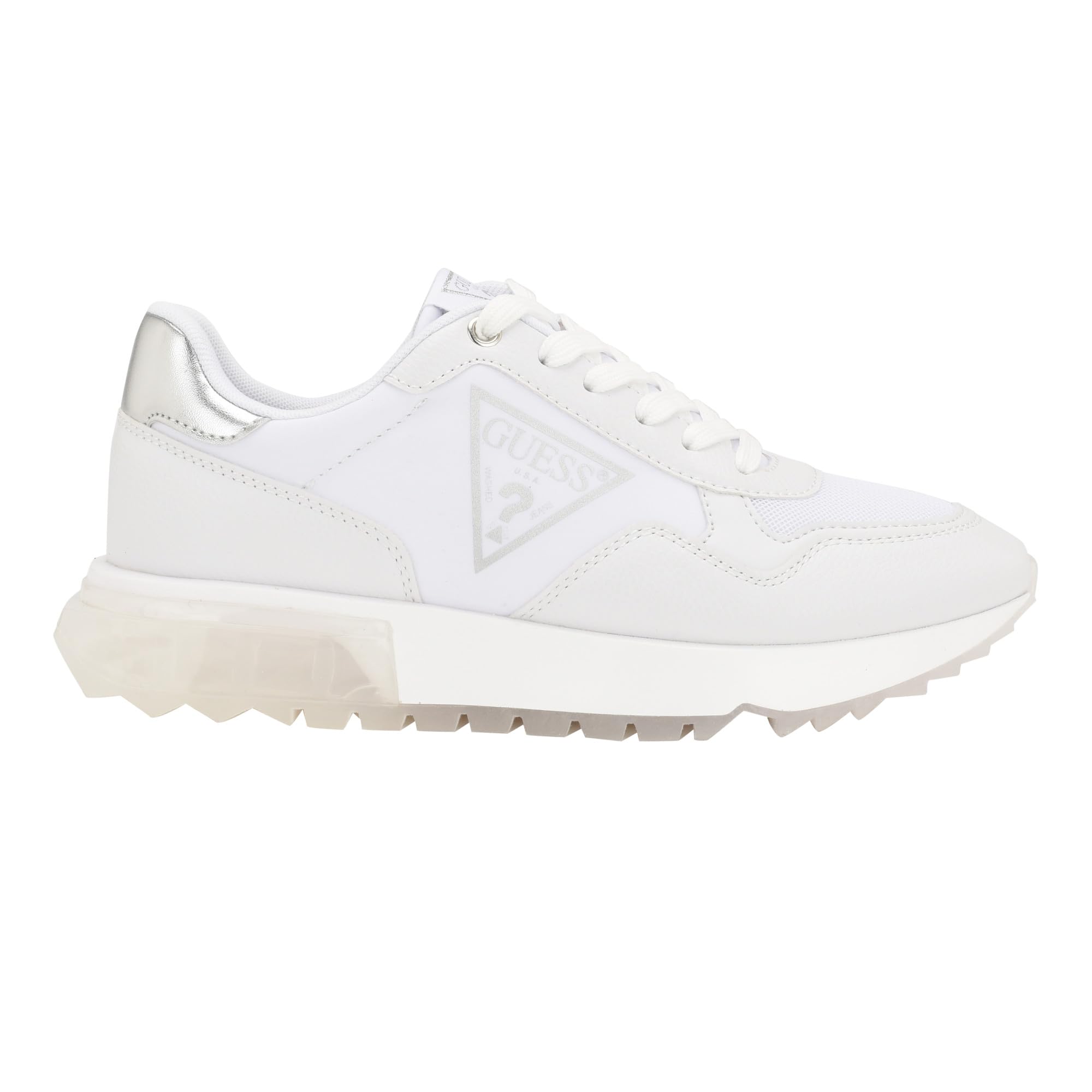 Foto 6 pulgar | Tenis Guess Melany Blancos para Mujer - Venta Internacional