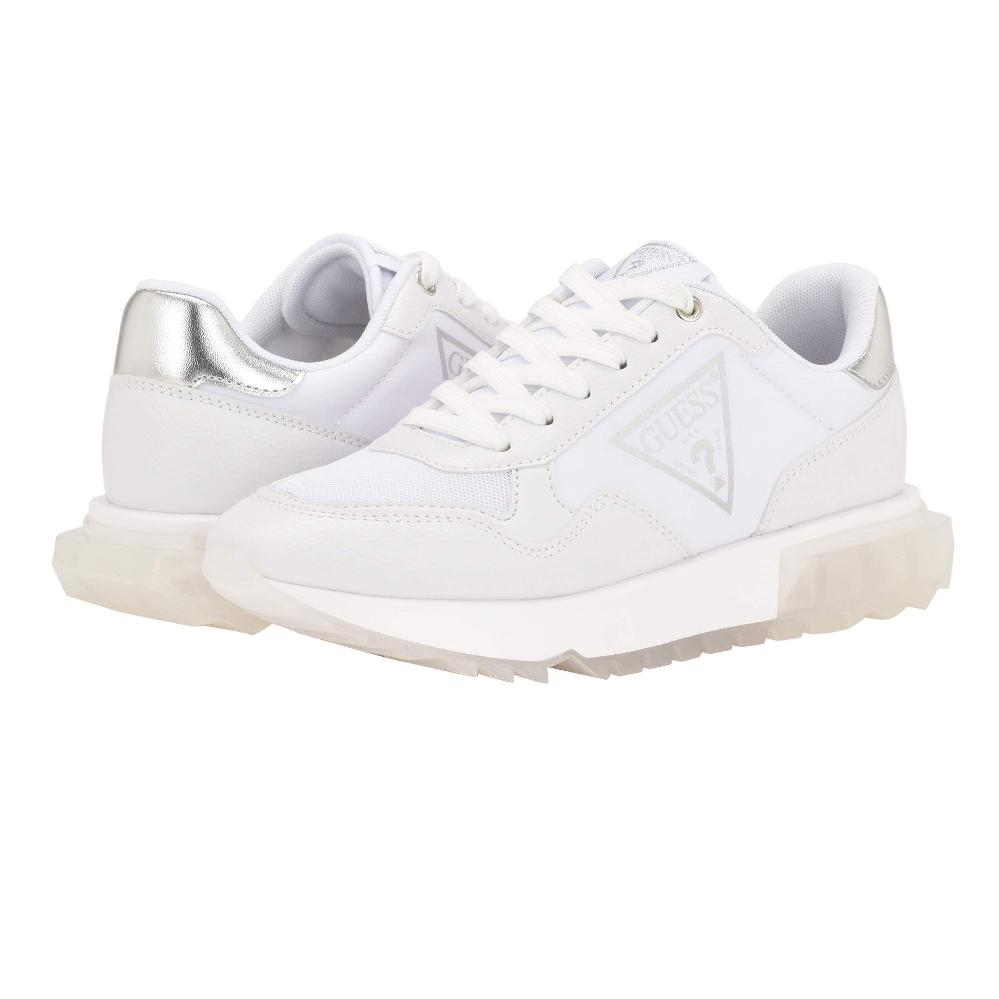 Foto 7 pulgar | Tenis Guess Melany Blancos para Mujer - Venta Internacional