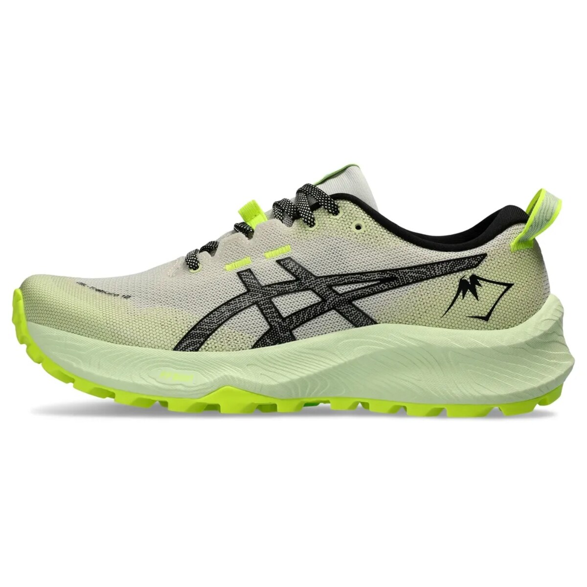 Tenis Deportivos Asics Trabuco 12 Color Verde Para Mujer Modelo 1012b605250 $3,399