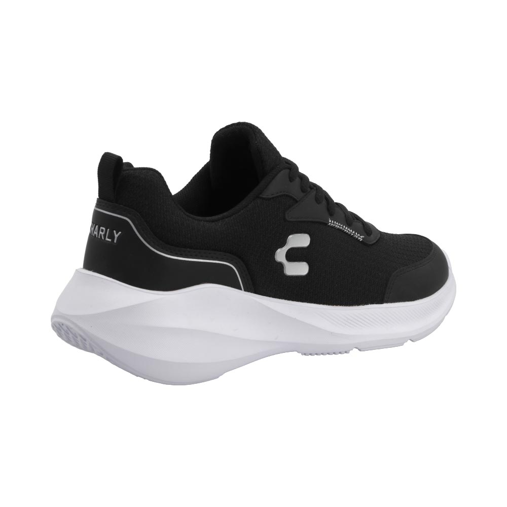 Foto 4 pulgar | Tenis Charly 59886 Originales Para Mujer Textil Suaves Negro Deportivos 22 A 27