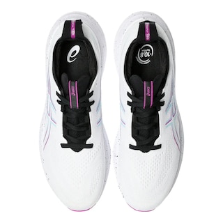Foto 2 | Tenis Deportivos Asics Nimbus 26 Blancos para Mujer 1012b601102