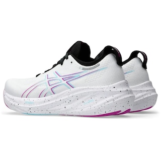 Foto 3 | Tenis Deportivos Asics Nimbus 26 Blancos para Mujer 1012b601102