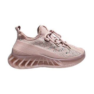 Foto 1 | Tenis Deportivos Rosa con Pedrería