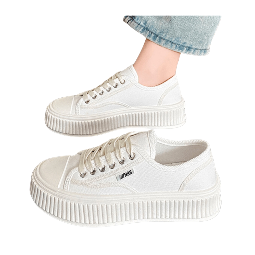 Foto 3 pulgar | Tenis Casual Denali N88 Para Mujer Blanco Con Plataforma Transpirable Ligero Cómodo