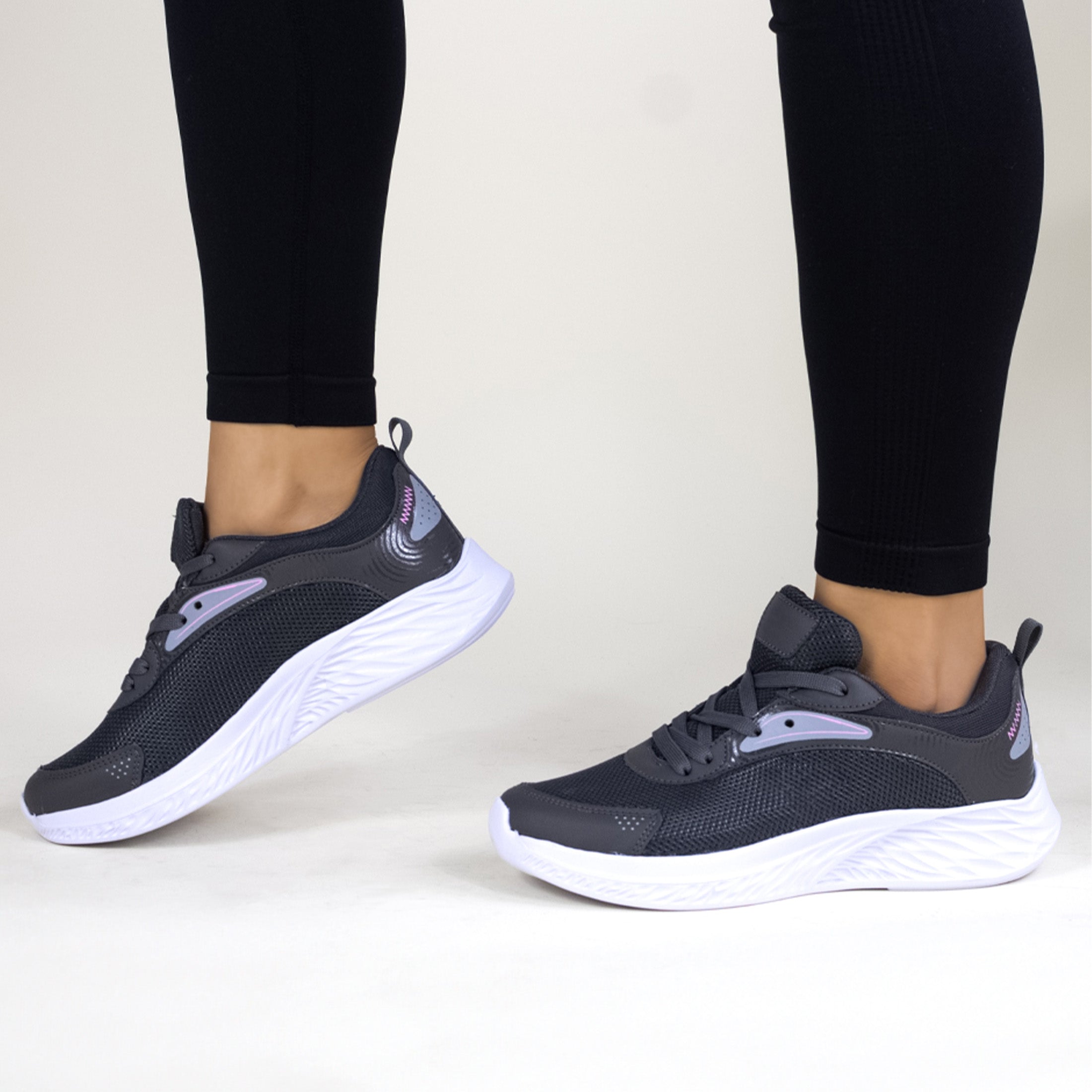 Foto 3 pulgar | Tenis Para Entrenamiento Exterior Textil Color Negro Para Mujer De Rbmove