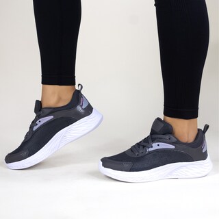 Foto 2 | Tenis Para Entrenamiento Exterior Textil Color Negro Para Mujer De Rbmove