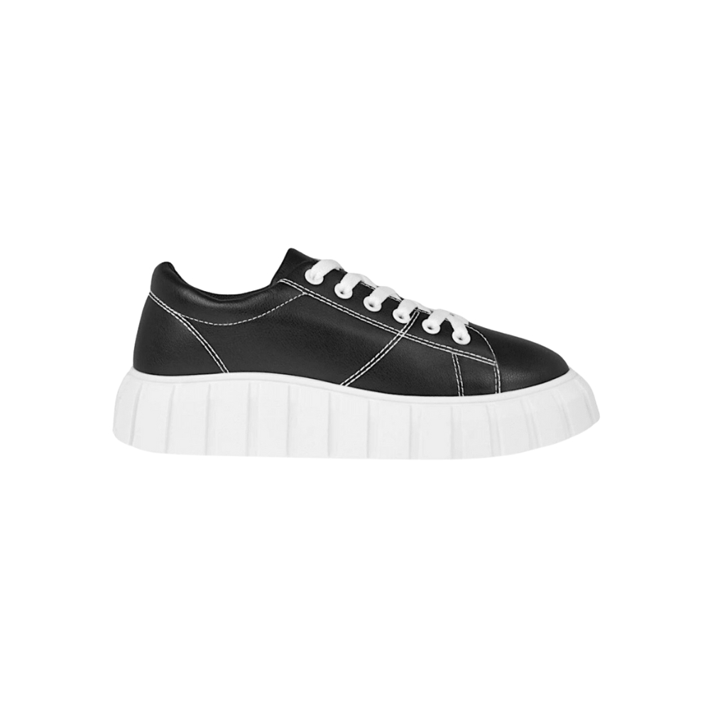 Foto 4 pulgar | Tenis Casual Denali Miland Negro Para Mujer Con Plataforma Transpirable Ligero Cómodo Fashion