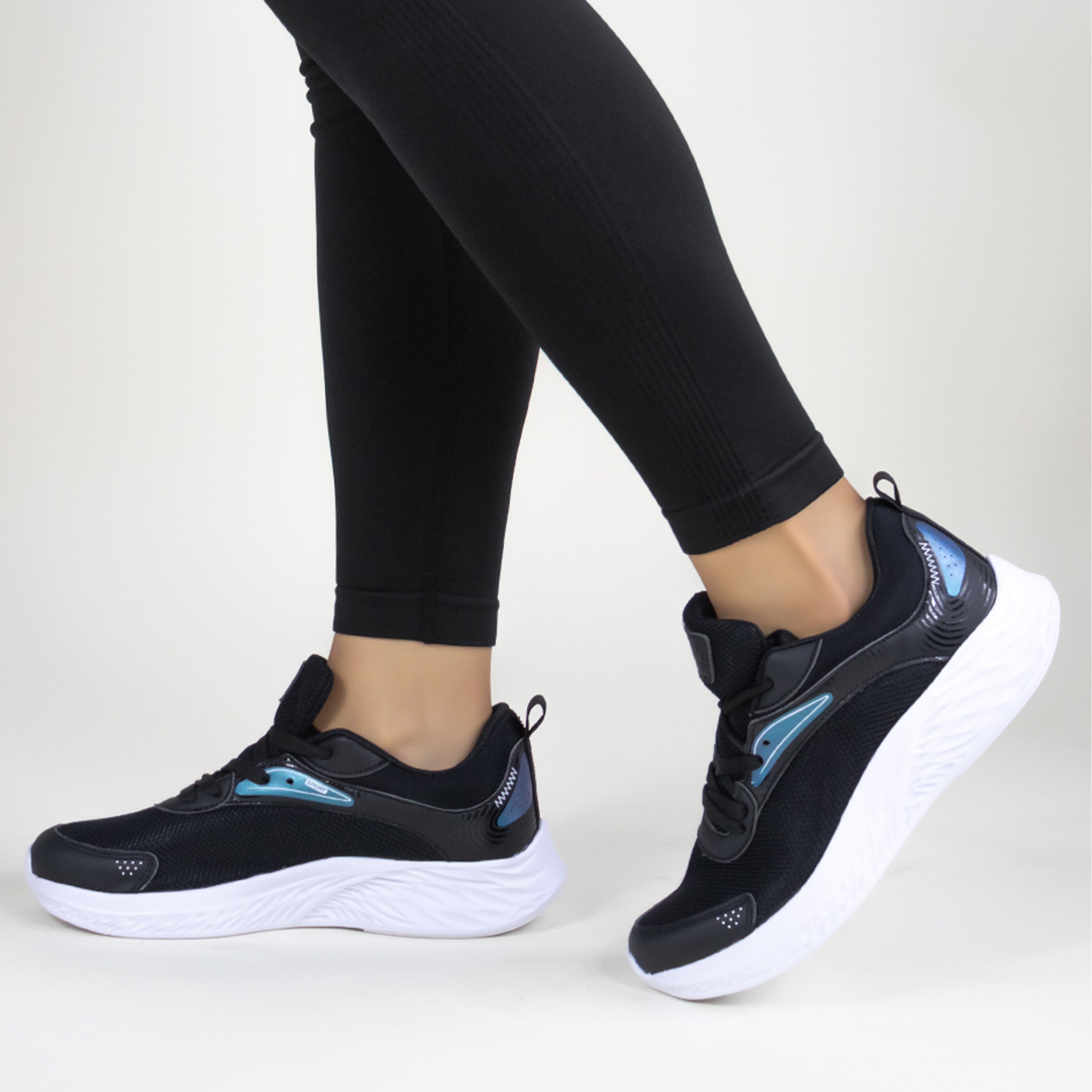 Foto 3 pulgar | Tenis Para Entrenamiento Exterior Textil Color Negro Para Mujer De Rbmove