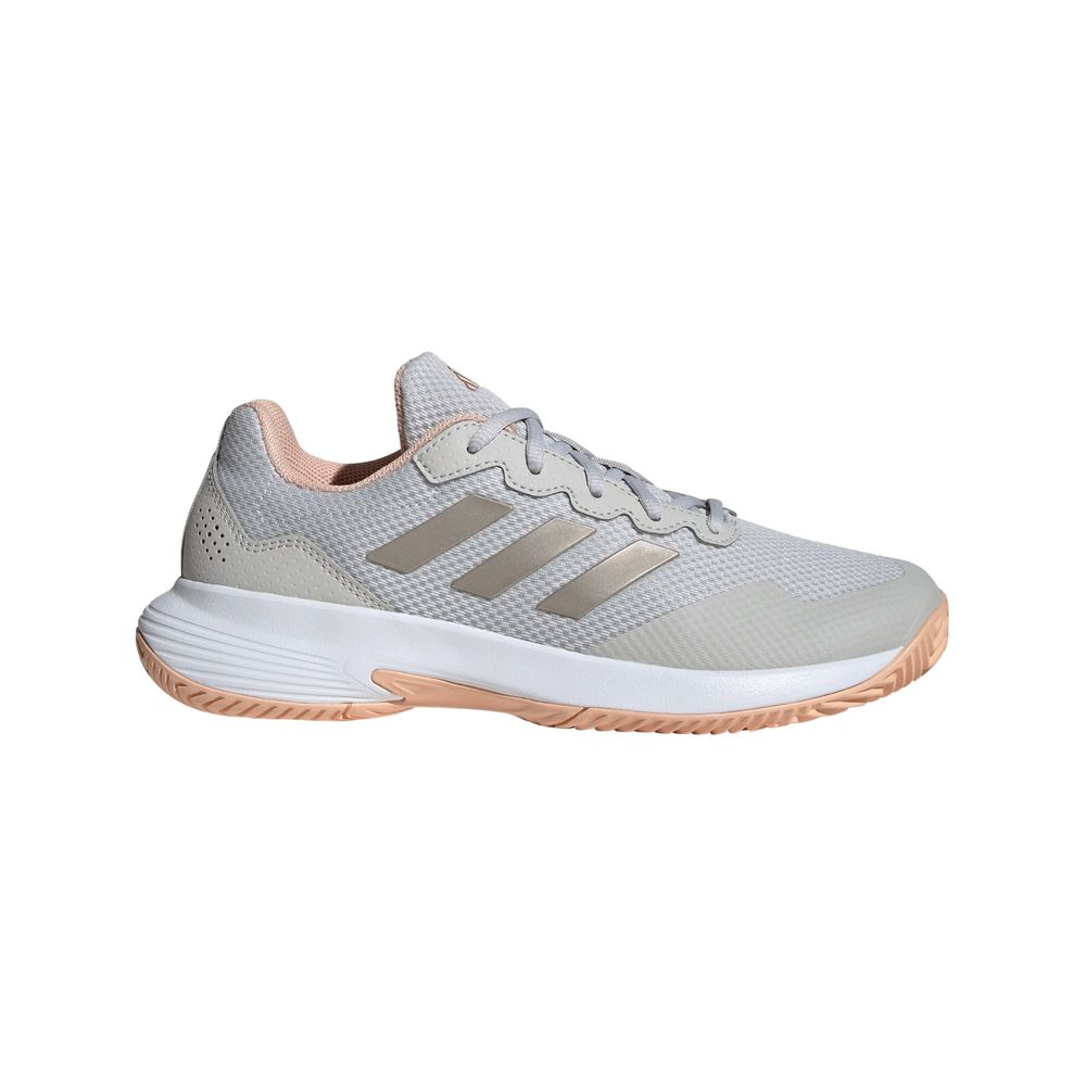 Foto 2 pulgar | Tenis Gamecourt 2.0 para Tenis Adidas Gris para Mujer