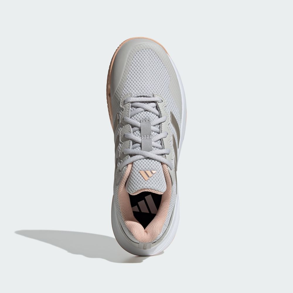 Foto 5 pulgar | Tenis Gamecourt 2.0 para Tenis Adidas Gris para Mujer