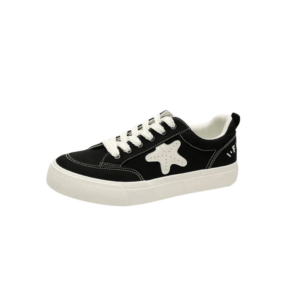 Tenis Denali Star Fashion Negro Para Mujer Con Plataforma Transpirable