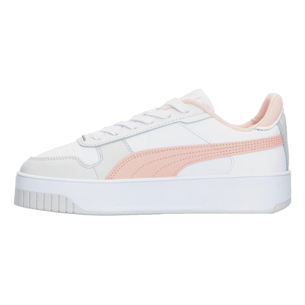 Foto 7 pulgar | Tenis Puma Carina Street Blanco Con Plataforma Dama Mujer Rosa