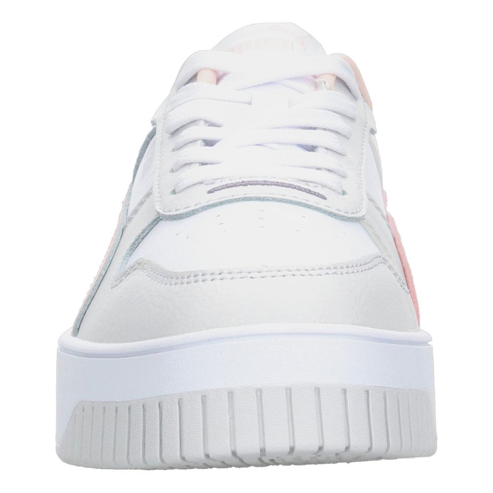 Foto 7 | Tenis Puma Carina Street Blanco Con Plataforma Dama Mujer Rosa