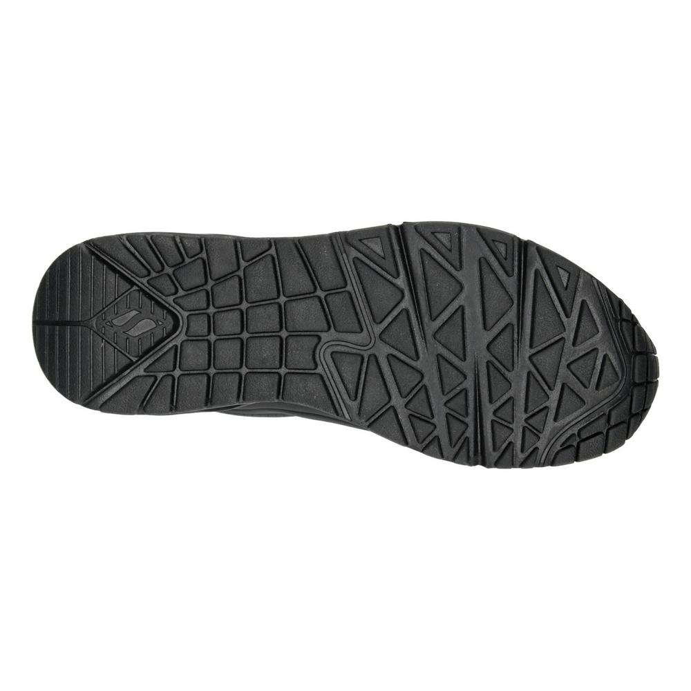 Foto 8 pulgar | Tenis Skechers Negro Mujer Stand On Air Dama Cómodo Ligero Con Cintas Valvula De Aire Memory Foam Negro