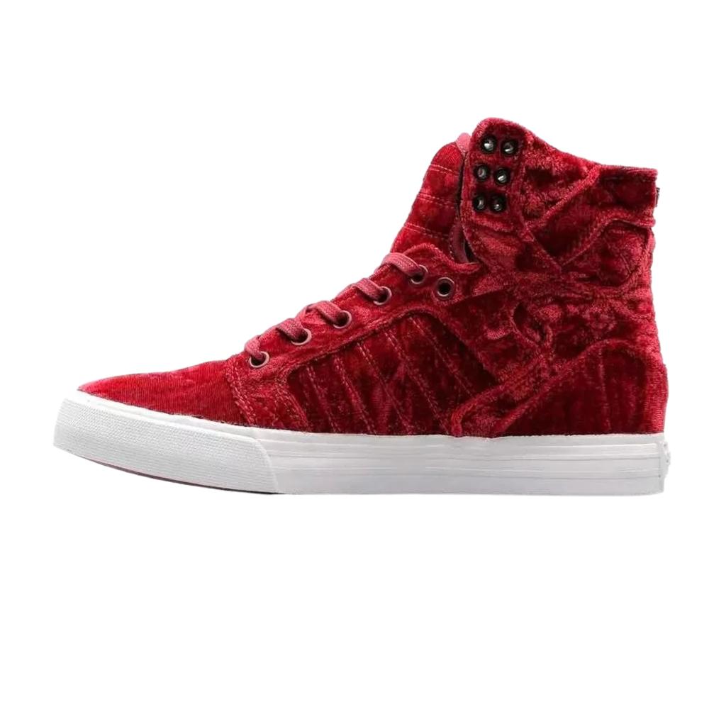 Foto 4 pulgar | Tenis Supra Skytop Mujer Bota Sport Rojo