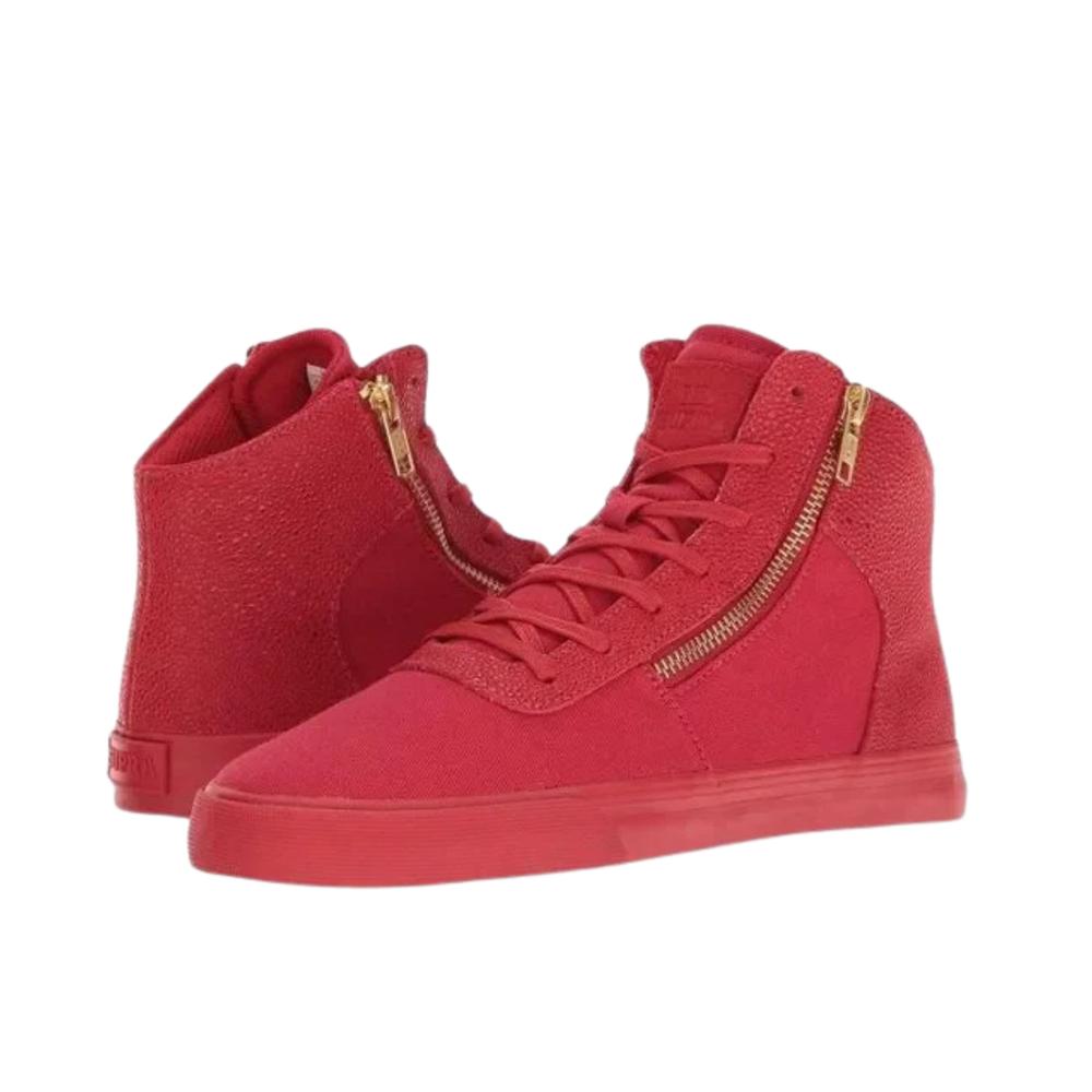 Foto 2 | Tenis Supra Cuttler Mujer Sport Rojo