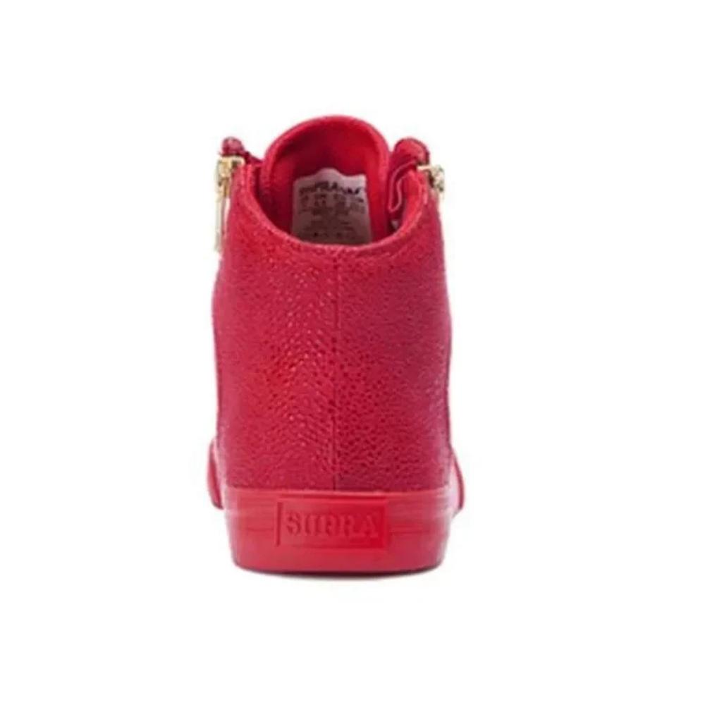 Foto 4 pulgar | Tenis Supra Cuttler Mujer Sport Rojo