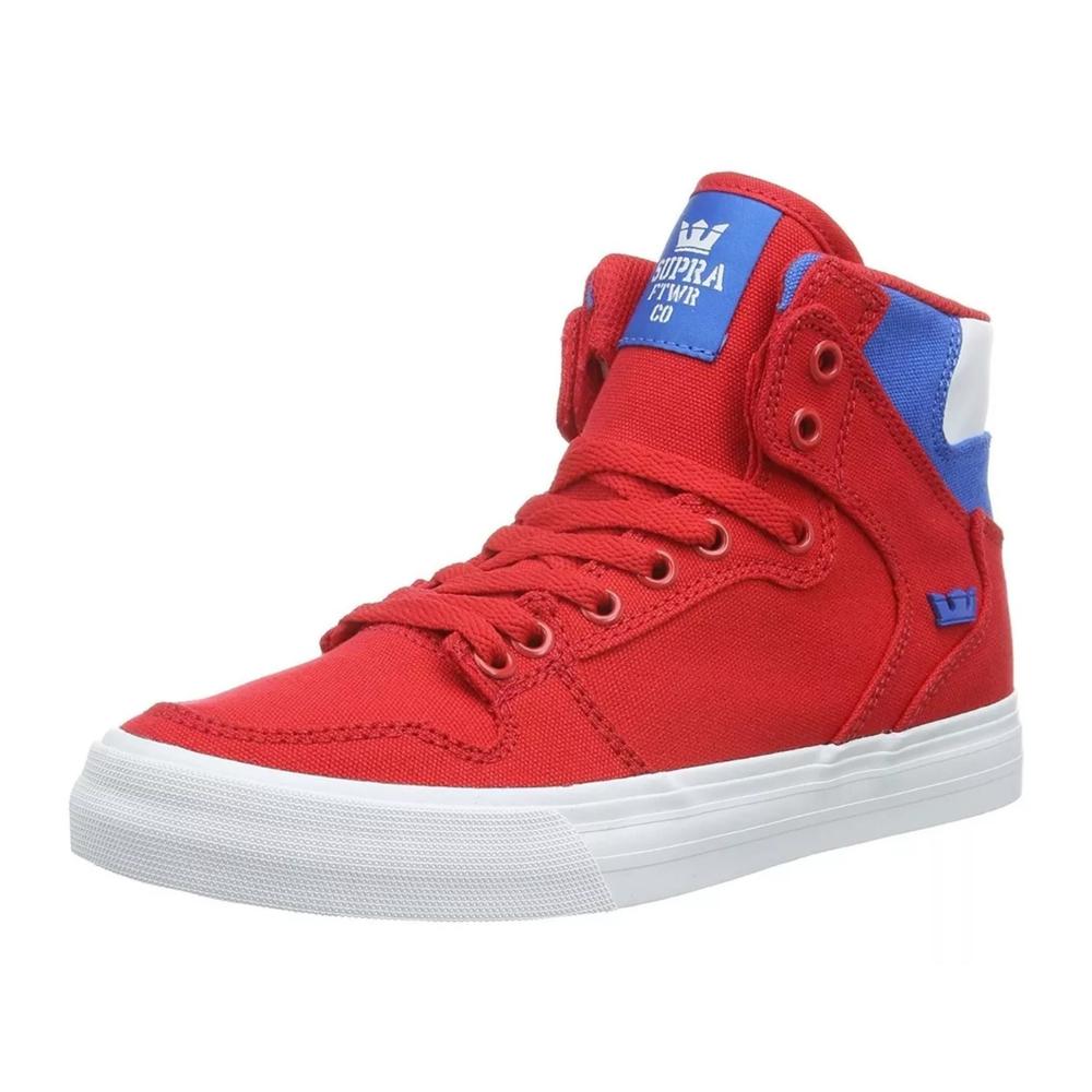 Tenis Supra Vaider D Mujer Rojo Deportivos Rojo