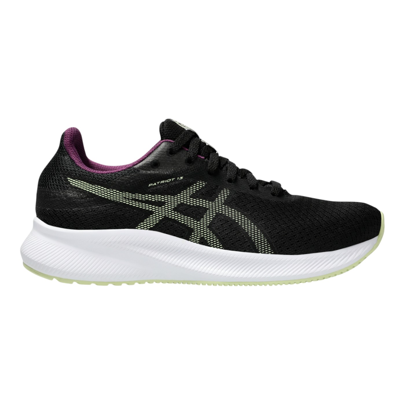 Foto 2 pulgar | Tenis Asics Patriot 13 Color Negro Para Mujer Modelo 1012b312007