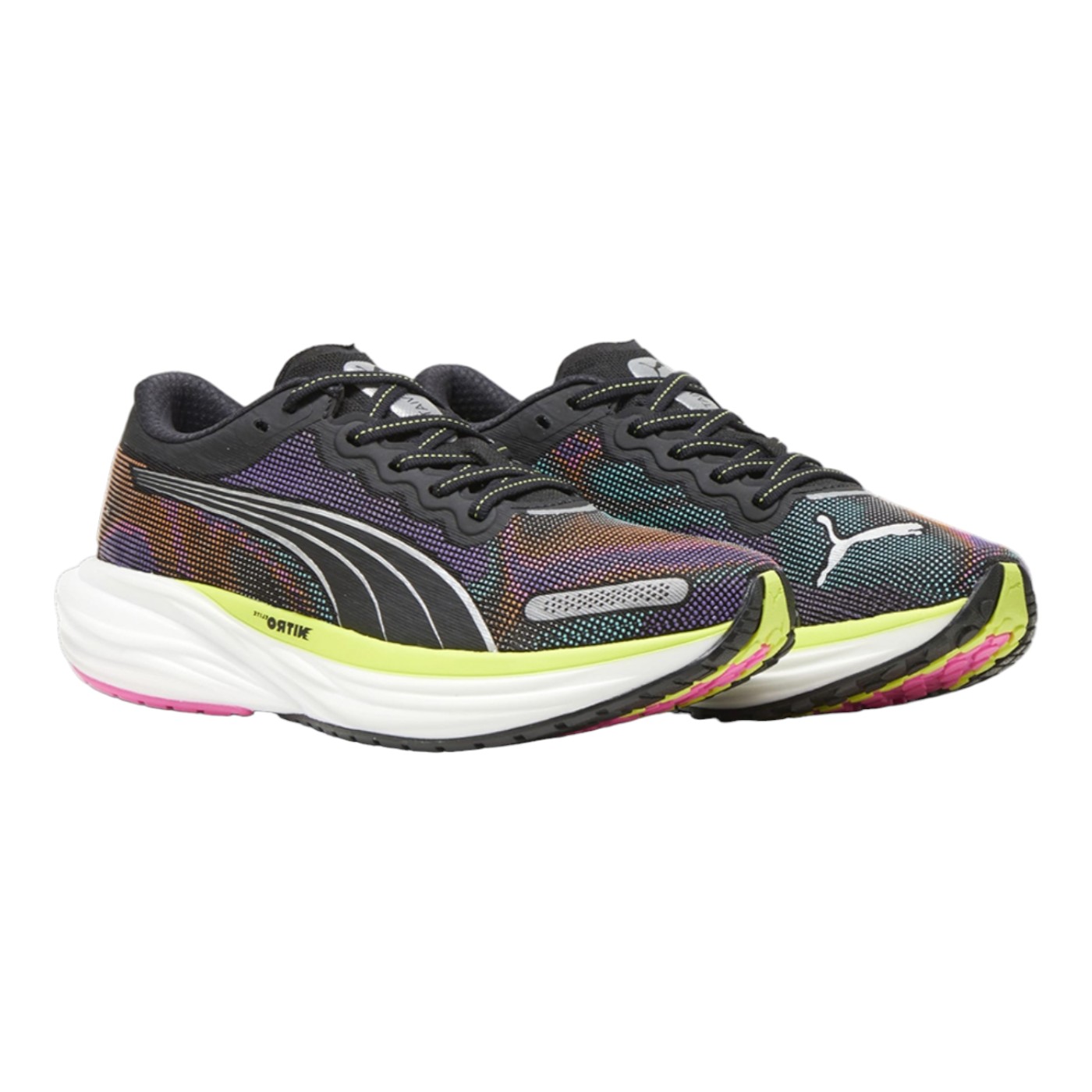 Foto 4 pulgar | Tenis Puma Deviate Nitro 2 Rush Wns para Mujer