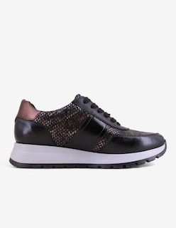 Foto 2 | Tenis de Piel Manet con Plataforma